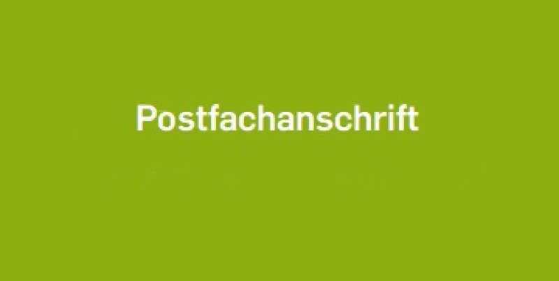 Ppostfachanschrift