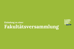 Header-einladung Zu Einer Fakultätsversammlung