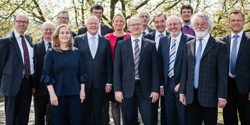 Gruppenbild Professorium im SS2017 2