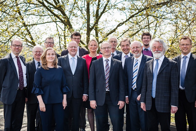 Gruppenbild Professorium im SS2017 2